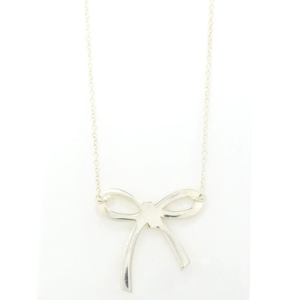 Tiffany Bow Ribbon Silver - Picture 2 of 5